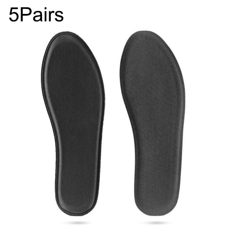 5 Pairs Thicken Breathable Non-slip Shockproof Memory Cotton Sports Full Insole Shoe-pad, Size:250mm