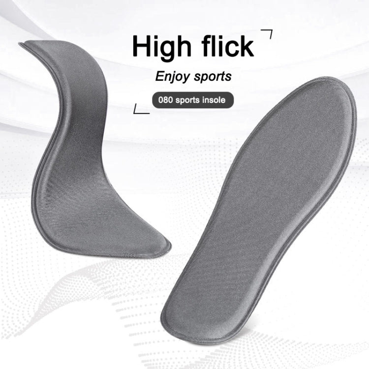 5 Pairs Thicken Breathable Non-slip Shockproof Memory Cotton Sports Full Insole Shoe-pad, Size:270mm