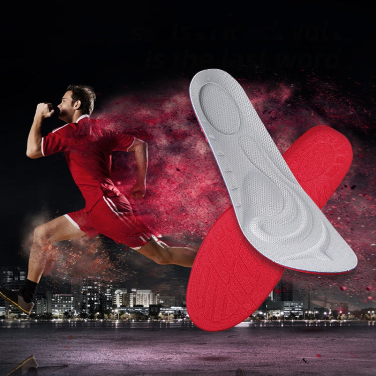 5 Pairs 081 Soft Breathable Shockproof Massage Sports Full Insole Shoe-pad, Size:S (230-250mm)