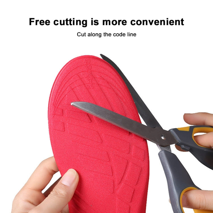 5 Pairs 081 Soft Breathable Shockproof Massage Sports Full Insole Shoe-pad, Size:L (255-280mm)