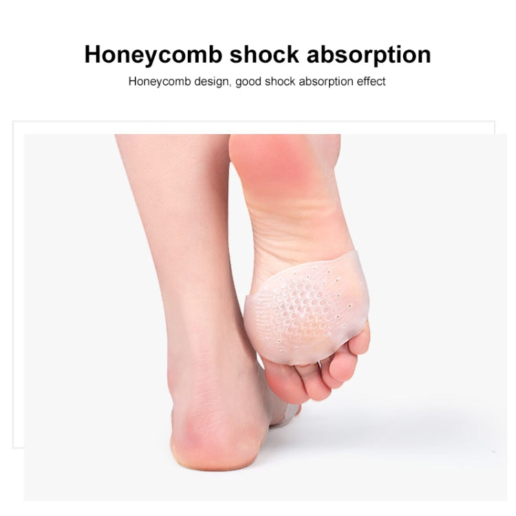 5 Pairs 084 Breathable Shockproof Wear-resistant Honeycomb Forefoot Pad