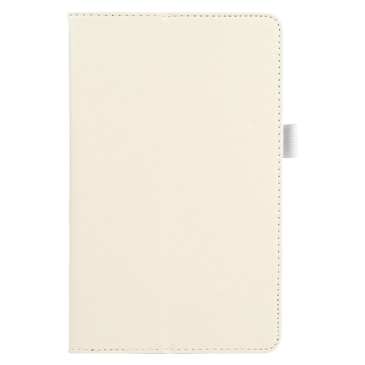 For Lenovo Tab M8 Litchi Texture Solid Color Horizontal Flip Leather Case with Holder & Pen Slot