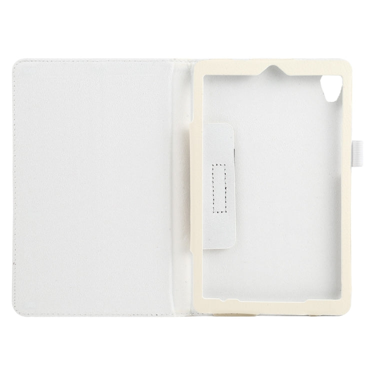 For Lenovo Tab M8 Litchi Texture Solid Color Horizontal Flip Leather Case with Holder & Pen Slot