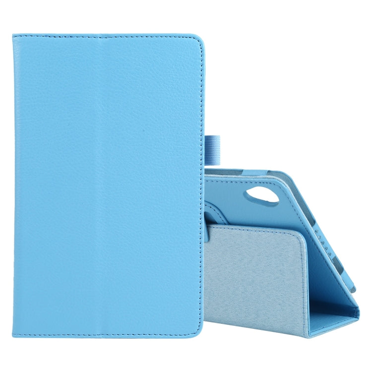 For Lenovo Tab M8 Litchi Texture Solid Color Horizontal Flip Leather Case with Holder & Pen Slot