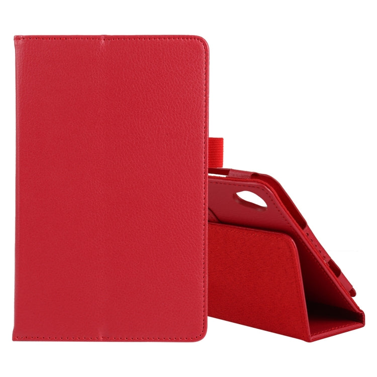 For Lenovo Tab M8 Litchi Texture Solid Color Horizontal Flip Leather Case with Holder & Pen Slot