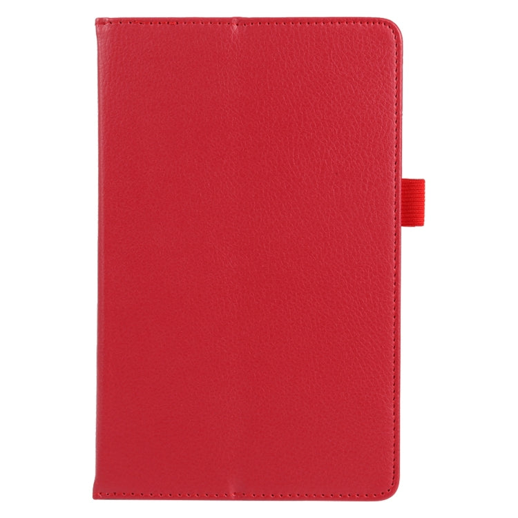 For Lenovo Tab M8 Litchi Texture Solid Color Horizontal Flip Leather Case with Holder & Pen Slot