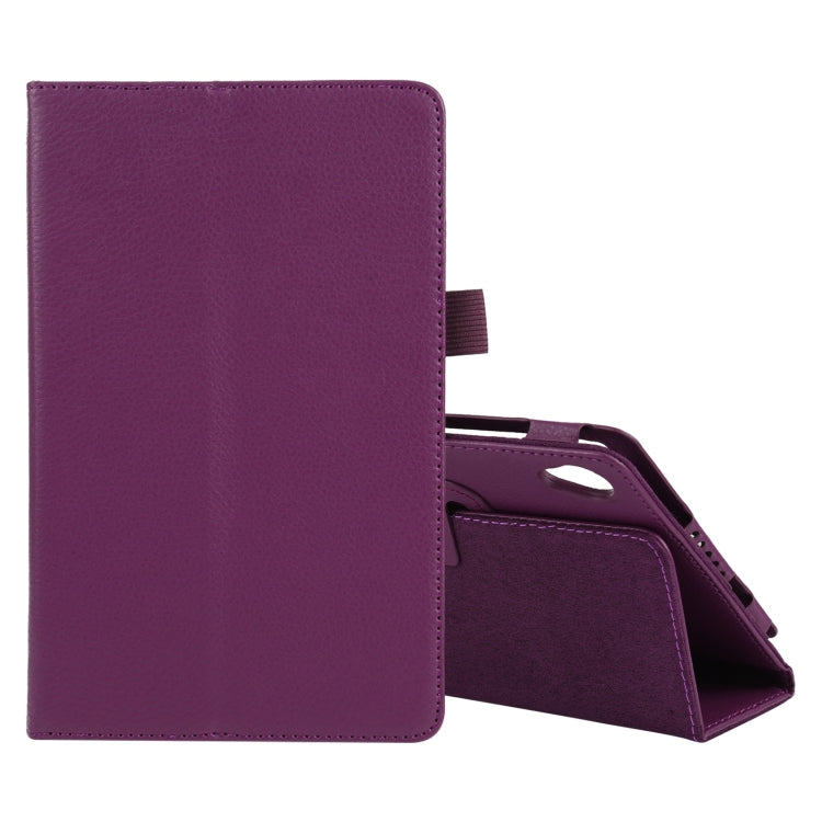 For Lenovo Tab M8 Litchi Texture Solid Color Horizontal Flip Leather Case with Holder & Pen Slot