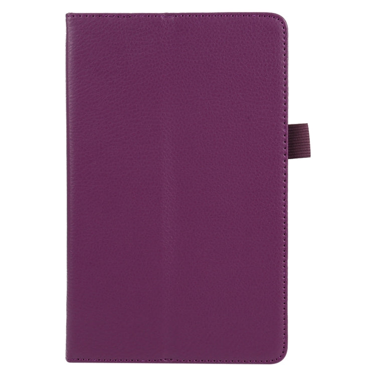 For Lenovo Tab M8 Litchi Texture Solid Color Horizontal Flip Leather Case with Holder & Pen Slot