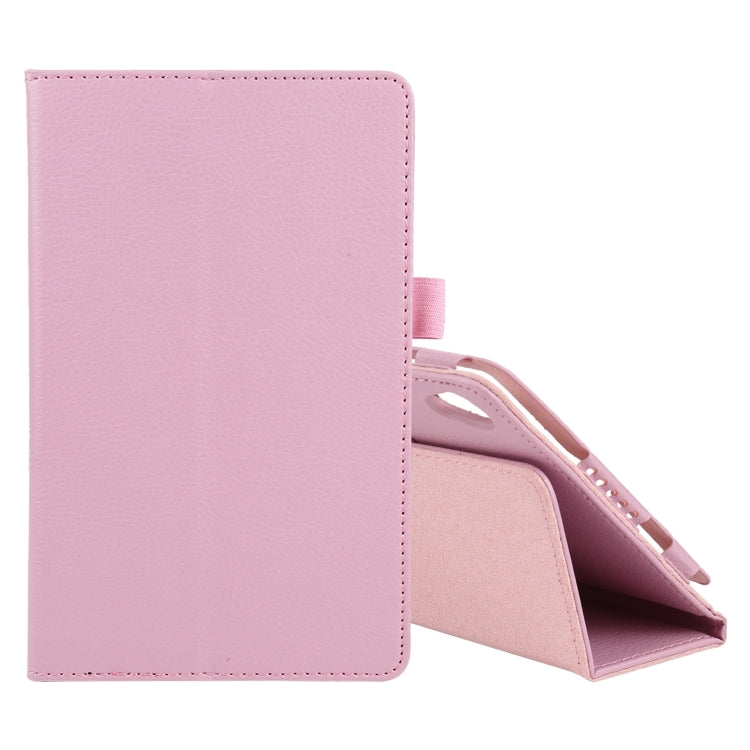 For Lenovo Tab M8 Litchi Texture Solid Color Horizontal Flip Leather Case with Holder & Pen Slot