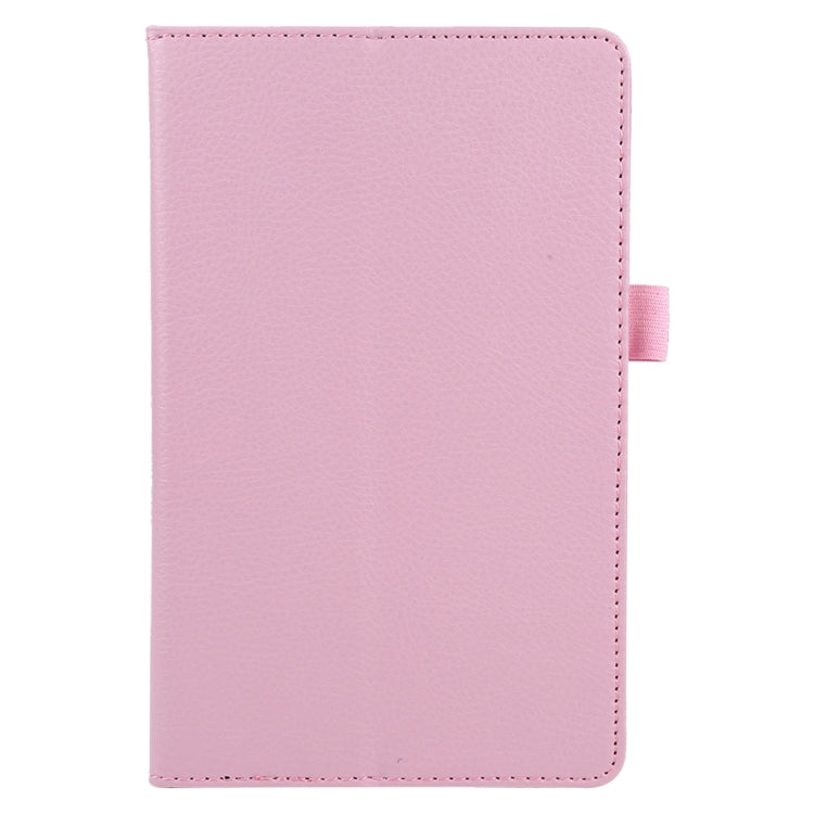 For Lenovo Tab M8 Litchi Texture Solid Color Horizontal Flip Leather Case with Holder & Pen Slot