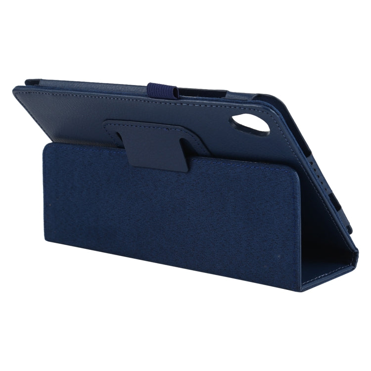 For Lenovo Tab M8 Litchi Texture Solid Color Horizontal Flip Leather Case with Holder & Pen Slot