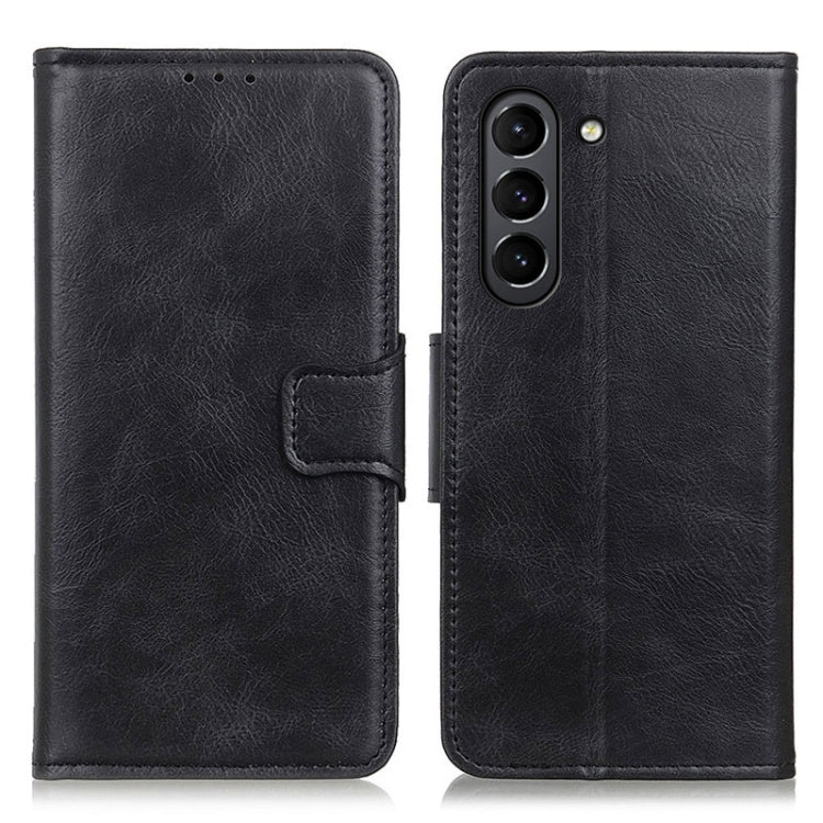 For Samsung Galaxy S21 FE Mirren Crazy Horse Texture Horizontal Flip Leather Case with Holder & Card Slots & Wallet