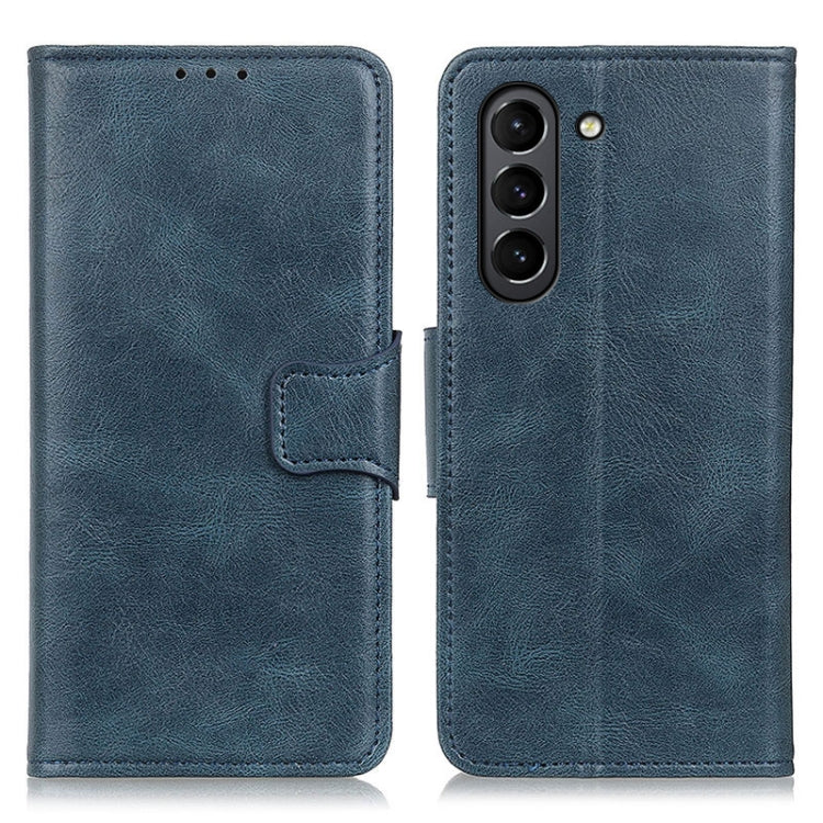 For Samsung Galaxy S21 FE Mirren Crazy Horse Texture Horizontal Flip Leather Case with Holder & Card Slots & Wallet