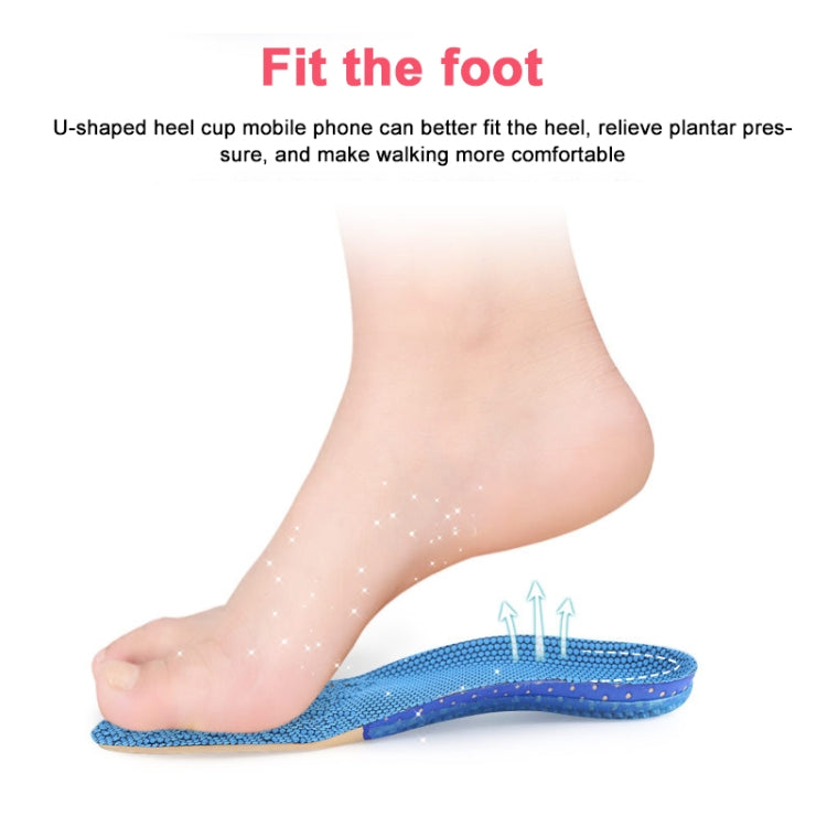 1 Pair 641 Casual Non-slip Shockproof Breathable Arch Of Foot Sports Insole Shoe-pad, Size:L (255-280mm)
