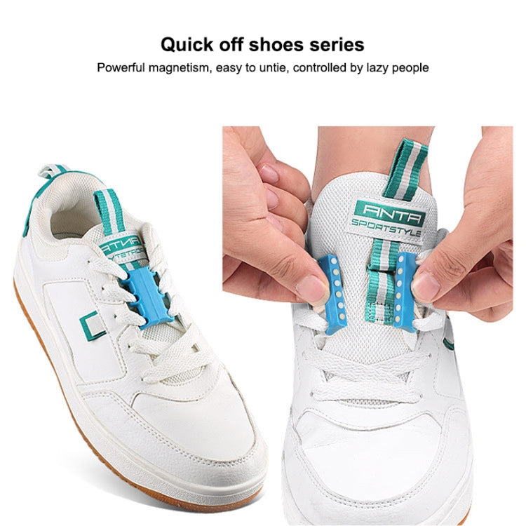 Magnetic Shoelace Buckle Non Binding Shoe Lace Accessories, Size:L (Above 230mm)