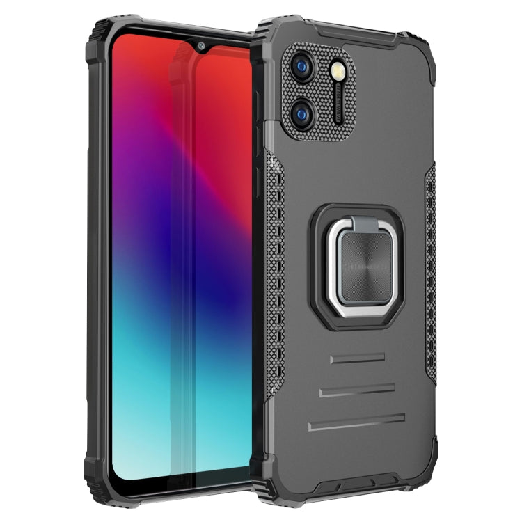 For OPPO Realme C11 Fierce Warrior Series Armor All-inclusive Shockproof Aluminum Alloy + TPU Protective Case with Ring Holder