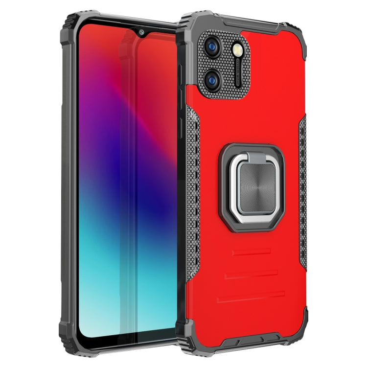 For OPPO Realme C11 Fierce Warrior Series Armor All-inclusive Shockproof Aluminum Alloy + TPU Protective Case with Ring Holder