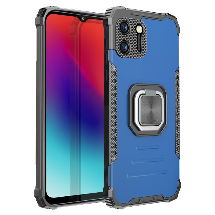 For OPPO Realme C11 Fierce Warrior Series Armor All-inclusive Shockproof Aluminum Alloy + TPU Protective Case with Ring Holder