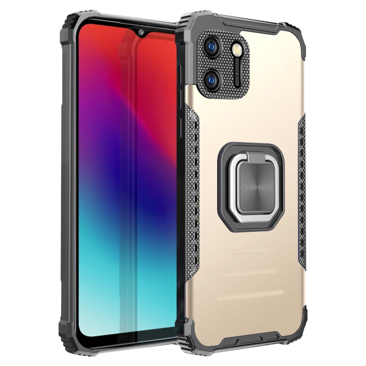 For OPPO Realme C11 Fierce Warrior Series Armor All-inclusive Shockproof Aluminum Alloy + TPU Protective Case with Ring Holder