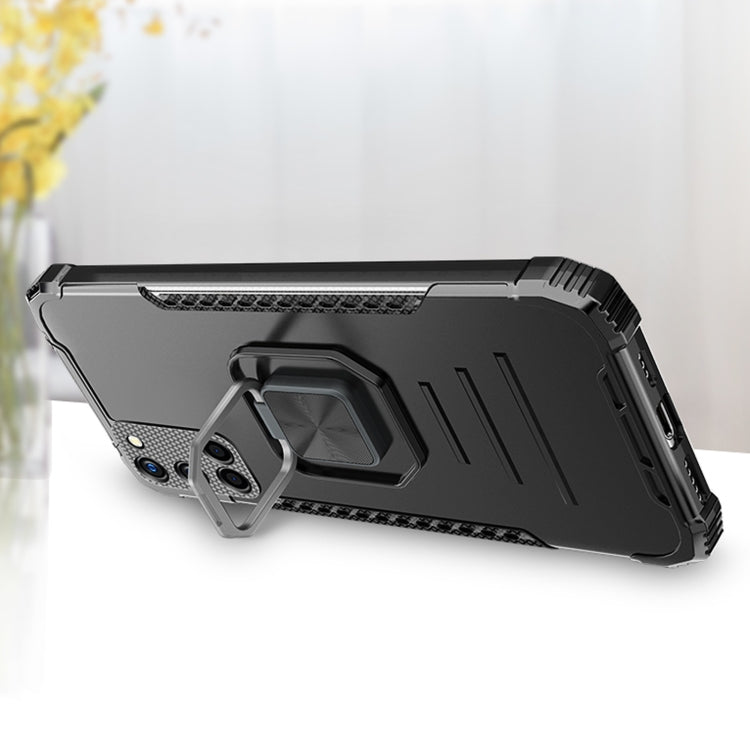 For OPPO Realme C11 Fierce Warrior Series Armor All-inclusive Shockproof Aluminum Alloy + TPU Protective Case with Ring Holder