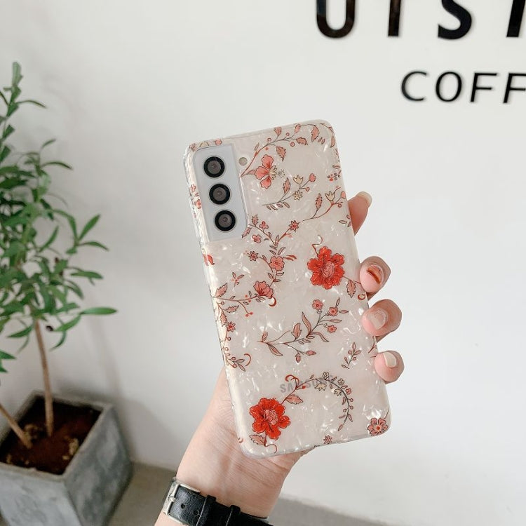 For Samsung Galaxy S21 Ultra 5G Painted Pattern TPU Protective Case