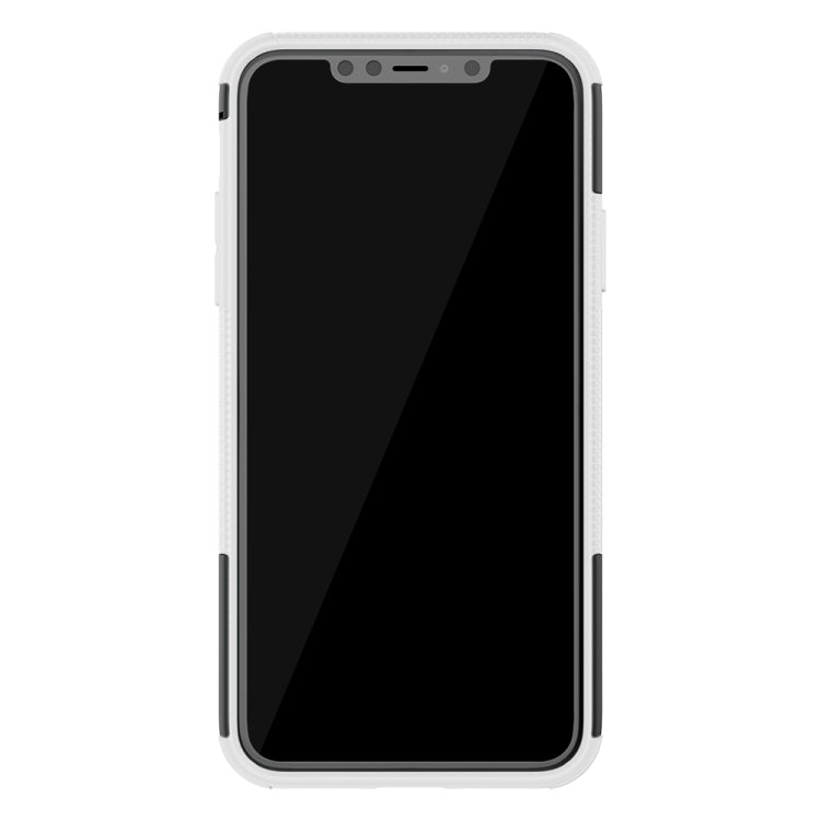For iPhone 11 Pro Max Tire Texture TPU + PC Shockproof Case with Holder