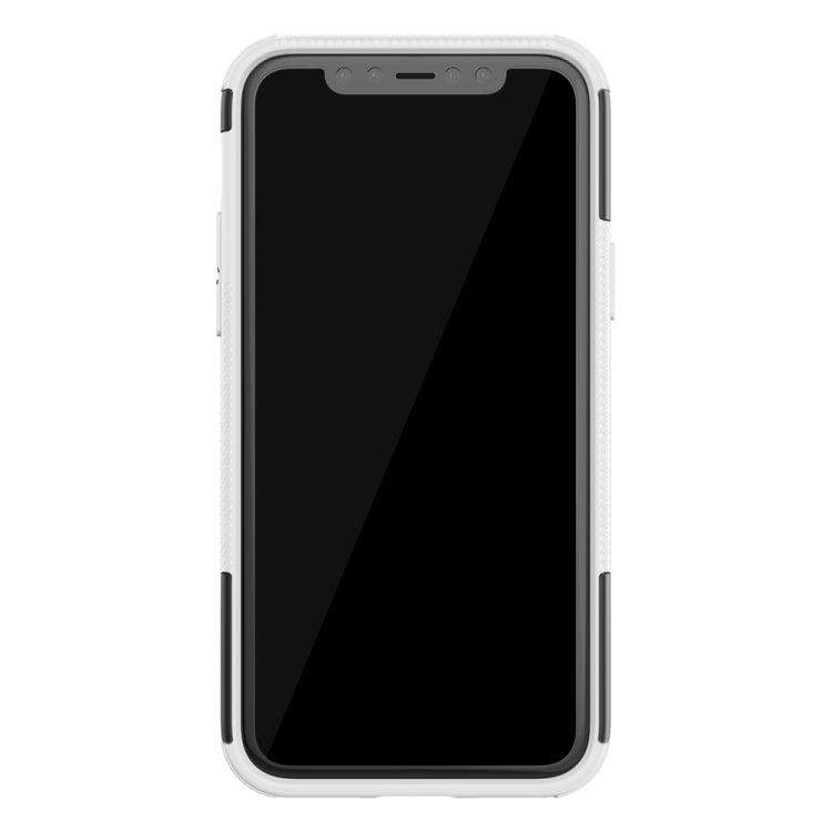 For iPhone 11 Pro Tire Texture TPU + PC Shockproof Case with Holder