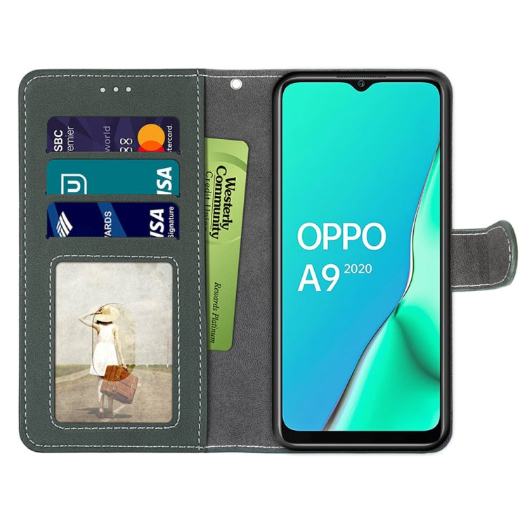 For OPPO A9 (2020) / A5 (2020) / A11X / A11 Retro Frosted Horizontal Flip PU Leather Case with Holder & Card Slots & Wallet & Photo Frame