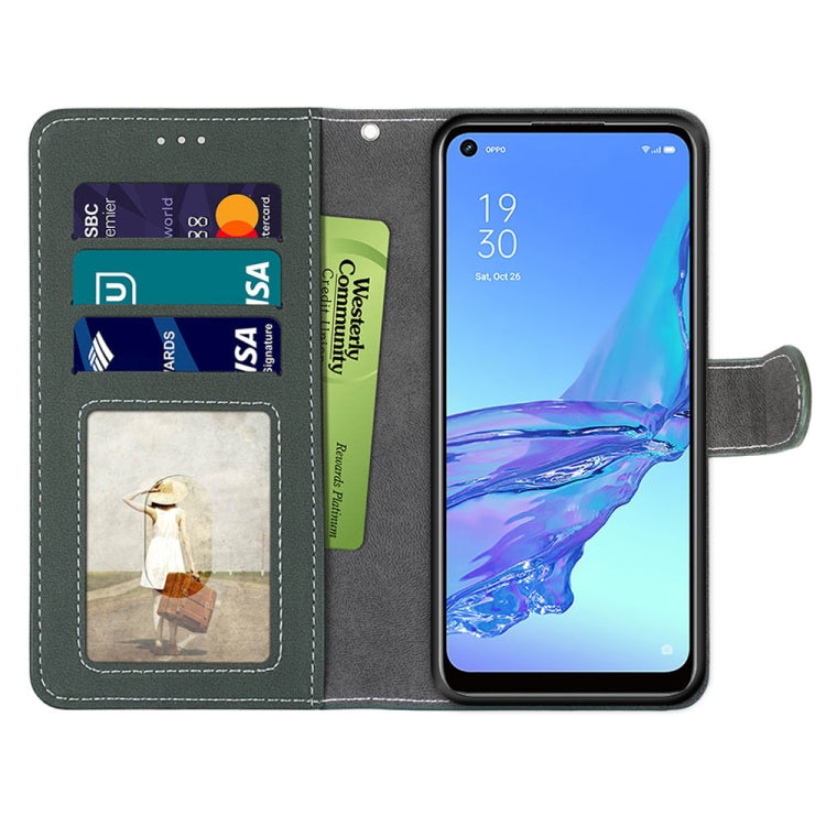 For OPPO A53 4G(2020) / A53s / A32 / A33 (2020) Retro Frosted Horizontal Flip PU Leather Case with Holder & Card Slots & Wallet & Photo Frame