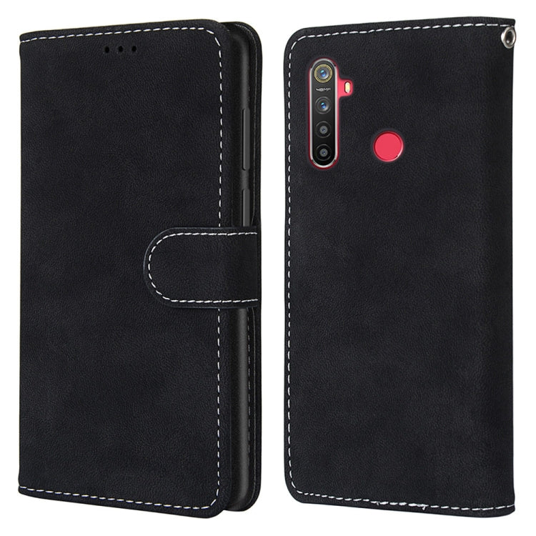 For OPPO Realme 5 / 5s / 5i / C3 / C3i / 6i / Narzo10 / 10A / 20A Retro Frosted Horizontal Flip PU Leather Case with Holder & Card Slots & Wallet & Photo Frame