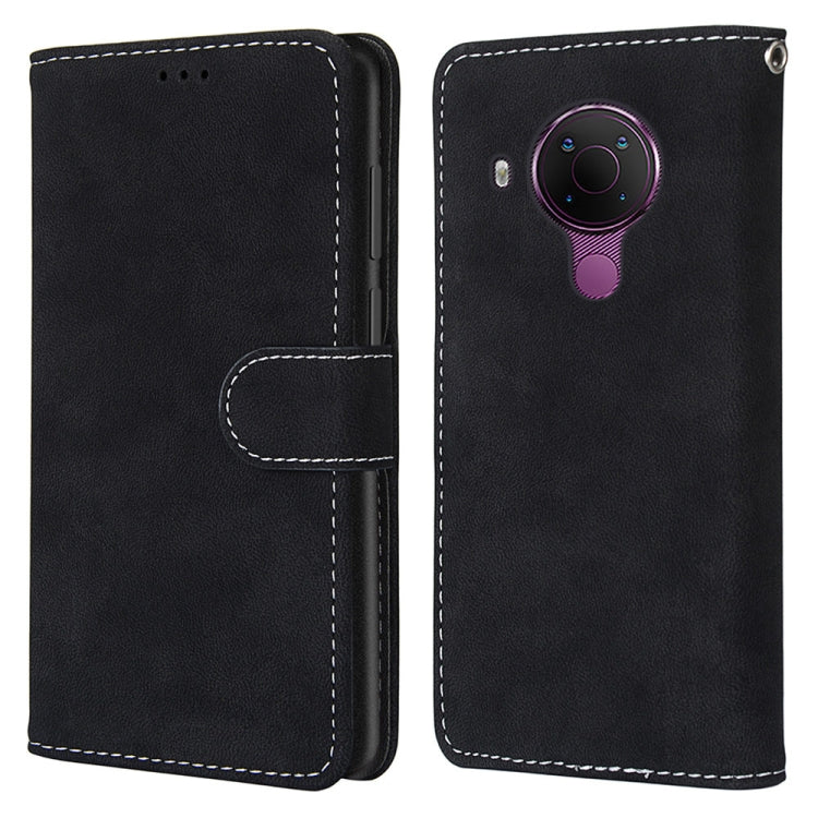 For Nokia 5.4 Retro Frosted Horizontal Flip PU Leather Case with Holder & Card Slots & Wallet & Photo Frame