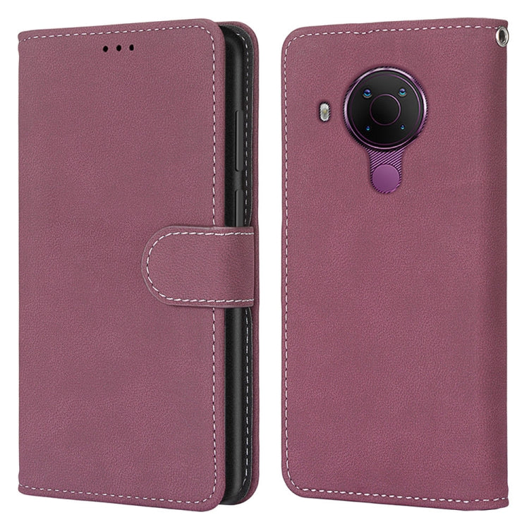 For Nokia 5.4 Retro Frosted Horizontal Flip PU Leather Case with Holder & Card Slots & Wallet & Photo Frame