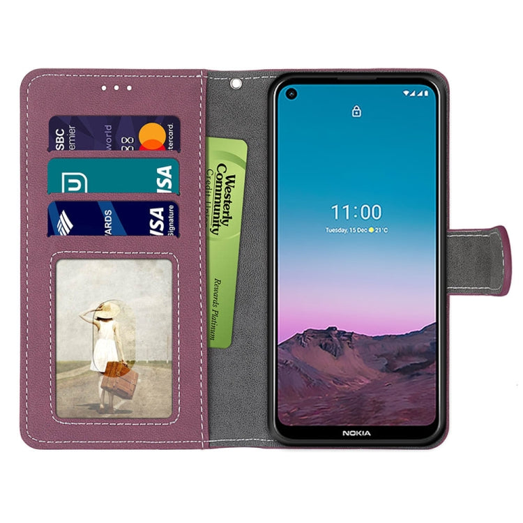 For Nokia 5.4 Retro Frosted Horizontal Flip PU Leather Case with Holder & Card Slots & Wallet & Photo Frame