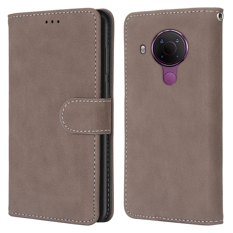 For Nokia 5.4 Retro Frosted Horizontal Flip PU Leather Case with Holder & Card Slots & Wallet & Photo Frame