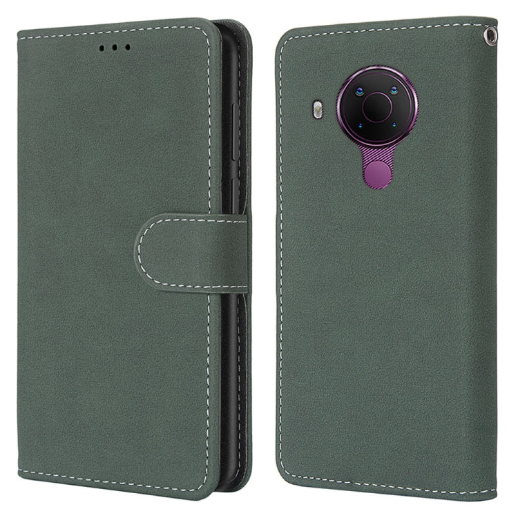 For Nokia 5.4 Retro Frosted Horizontal Flip PU Leather Case with Holder & Card Slots & Wallet & Photo Frame