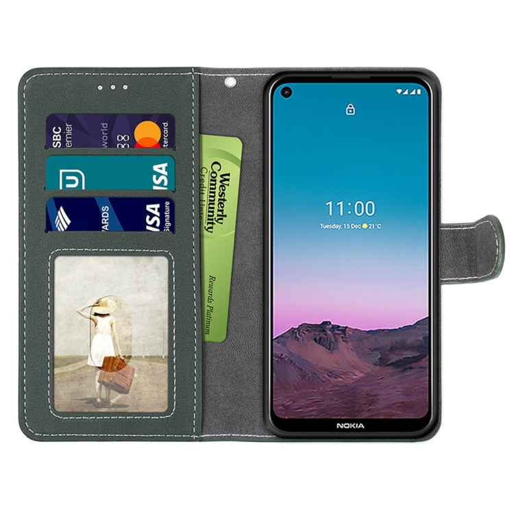 For Nokia 5.4 Retro Frosted Horizontal Flip PU Leather Case with Holder & Card Slots & Wallet & Photo Frame