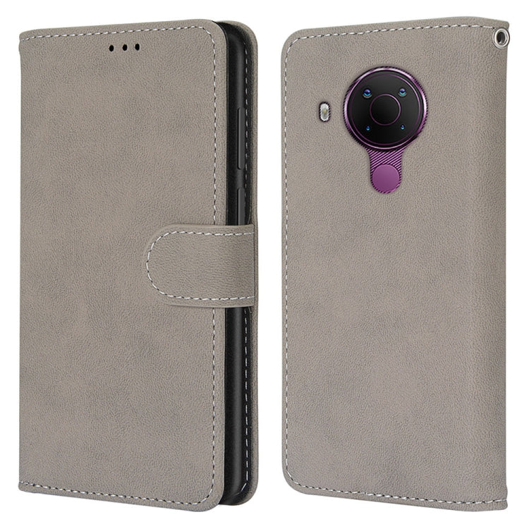 For Nokia 5.4 Retro Frosted Horizontal Flip PU Leather Case with Holder & Card Slots & Wallet & Photo Frame