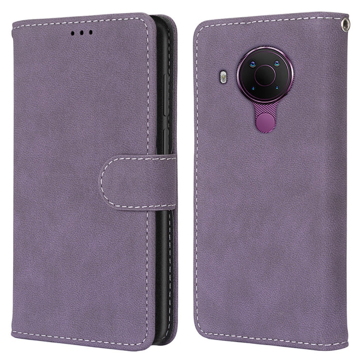 For Nokia 5.4 Retro Frosted Horizontal Flip PU Leather Case with Holder & Card Slots & Wallet & Photo Frame