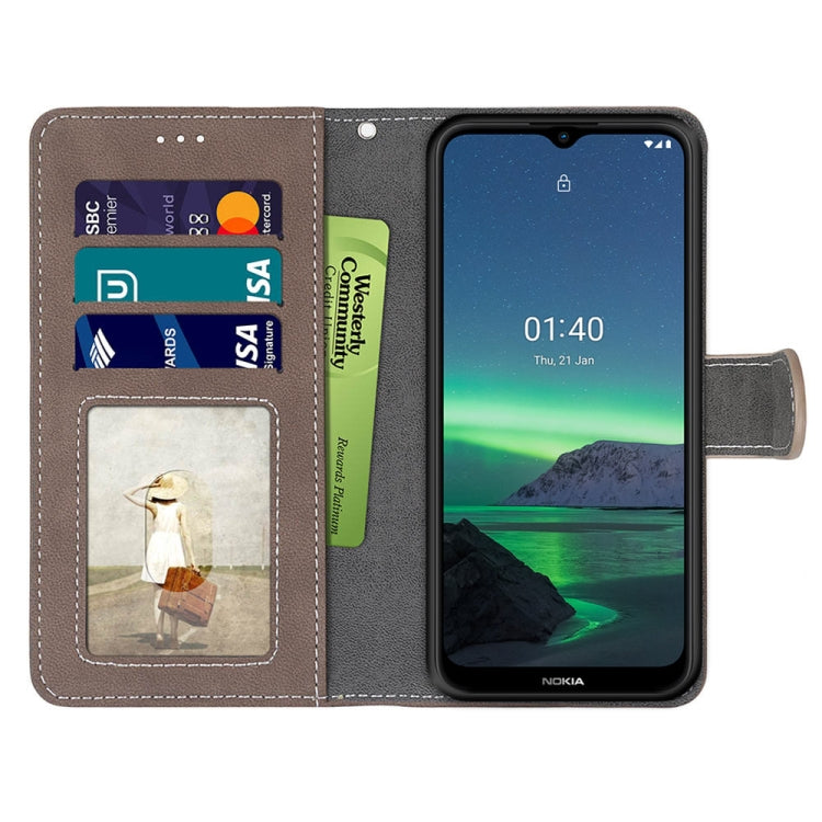 For Nokia 1.4 Retro Frosted Horizontal Flip PU Leather Case with Holder & Card Slots & Wallet & Photo Frame