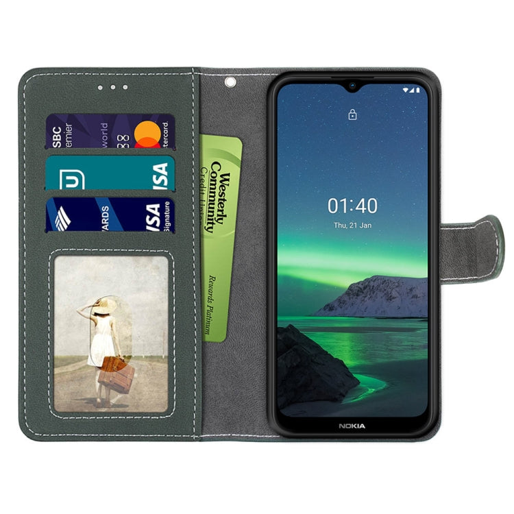 For Nokia 1.4 Retro Frosted Horizontal Flip PU Leather Case with Holder & Card Slots & Wallet & Photo Frame