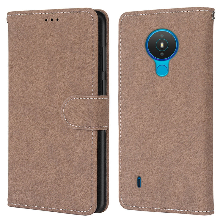 For Nokia 1.4 Retro Frosted Horizontal Flip PU Leather Case with Holder & Card Slots & Wallet & Photo Frame
