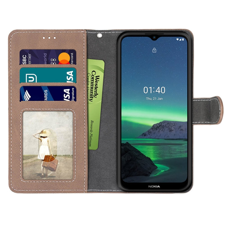 For Nokia 1.4 Retro Frosted Horizontal Flip PU Leather Case with Holder & Card Slots & Wallet & Photo Frame