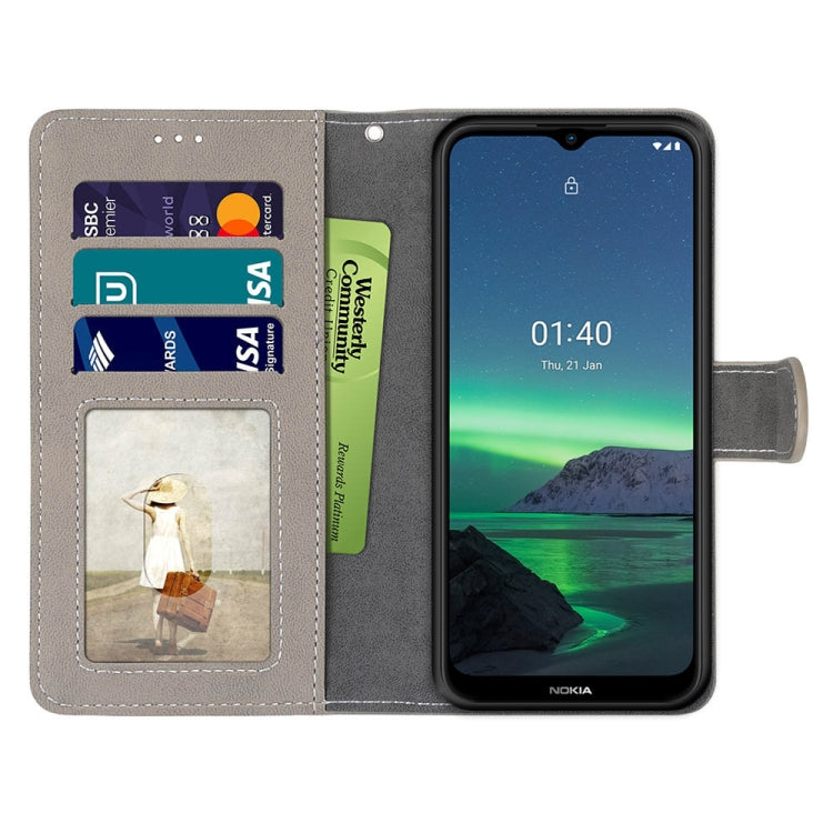 For Nokia 1.4 Retro Frosted Horizontal Flip PU Leather Case with Holder & Card Slots & Wallet & Photo Frame