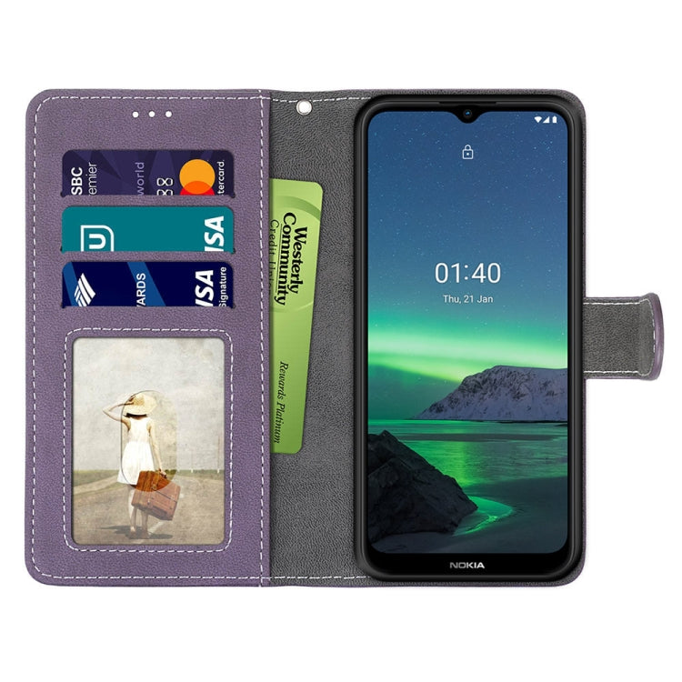 For Nokia 1.4 Retro Frosted Horizontal Flip PU Leather Case with Holder & Card Slots & Wallet & Photo Frame