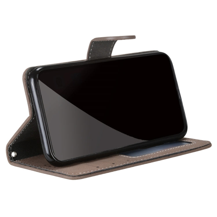 For Alcatel 3L 2021 Retro Frosted Horizontal Flip PU Leather Case with Holder & Card Slots & Wallet & Photo Frame