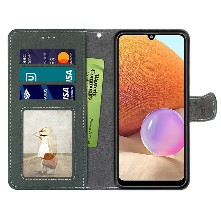 For Samsung Galaxy A32 4G / A32 Lite Retro Frosted Horizontal Flip PU Leather Case with Holder & Card Slots & Wallet & Photo Frame