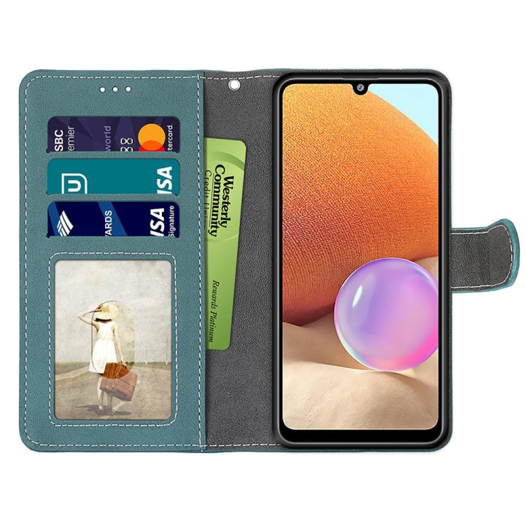 For Samsung Galaxy A32 4G / A32 Lite Retro Frosted Horizontal Flip PU Leather Case with Holder & Card Slots & Wallet & Photo Frame