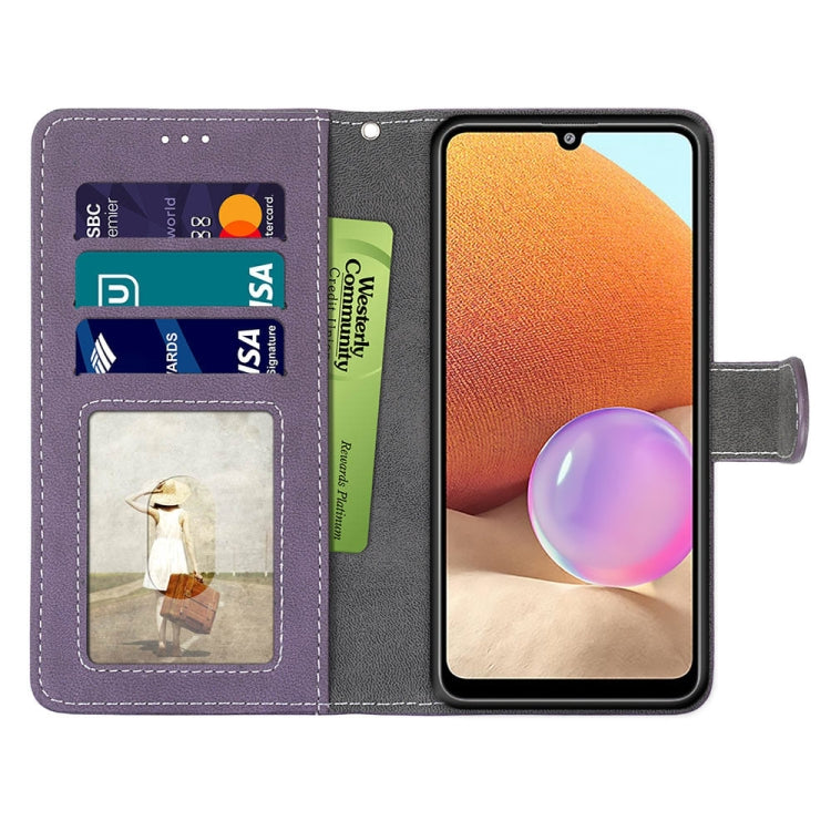 For Samsung Galaxy A32 4G / A32 Lite Retro Frosted Horizontal Flip PU Leather Case with Holder & Card Slots & Wallet & Photo Frame