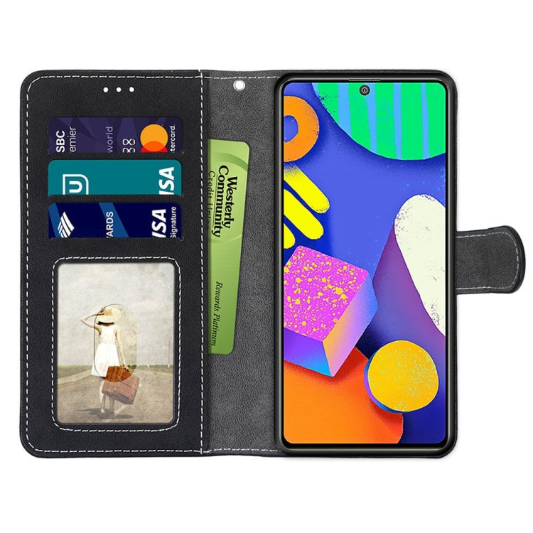 For Samsung Galaxy F62 / M62 Retro Frosted Horizontal Flip PU Leather Case with Holder & Card Slots & Wallet & Photo Frame