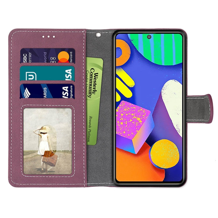 For Samsung Galaxy F62 / M62 Retro Frosted Horizontal Flip PU Leather Case with Holder & Card Slots & Wallet & Photo Frame